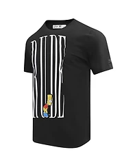 Men's Freeze Max Bart Simpson Black The Simpsons Eat My Shorts T-shirt