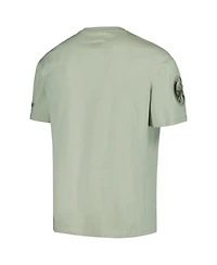 Men's Pro Standard Mint Chicago Cubs Neutral Cj Dropped Shoulders T-shirt