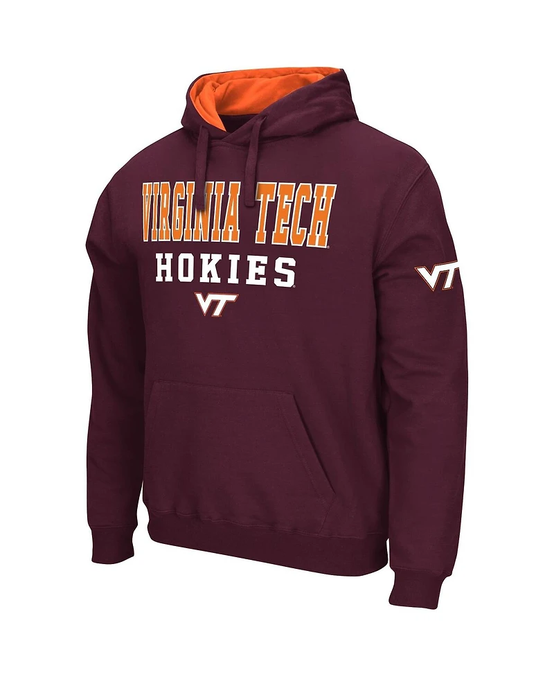 Colosseum Men's Virginia Tech Hokies Sunrise Pullover Hoodie