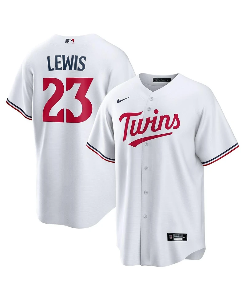 Men's Nike Royce Lewis White Minnesota Twins Replica Jersey Player