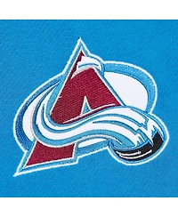 Men's Mitchell & Ness Burgundy, Light Blue Colorado Avalanche Head Coach Pullover Hoodie