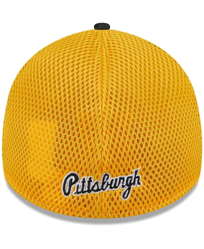Men's New Era Black Pittsburgh Pirates Neo 39THIRTY Flex Hat