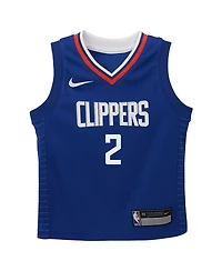 Little Boys Nike Kawhi Leonard Royal La Clippers Dri-fit Swingman Player Jersey - Icon Edition