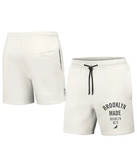 Men's Nba x Staple Cream Brooklyn Nets Heavyweight Fleece Shorts
