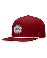 Men's Top of the World Maroon Mississippi State Bulldogs Bank Hat