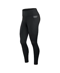 Women's Fanatics Black Olympic Games Union Bar Side Down Leggings