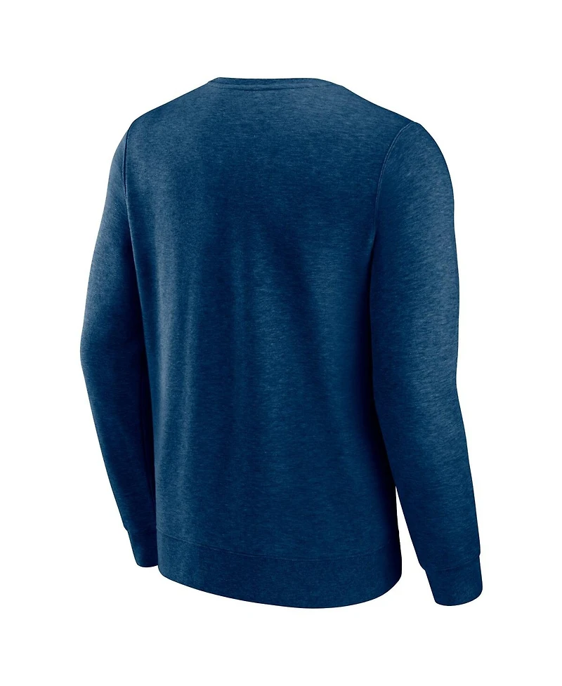 Men's Fanatics Navy Seattle Kraken Classic Arch Pullover Sweatshirt