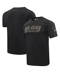 Men's Pro Standard Black San Jose Sharks Wordmark T-shirt