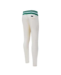 Men's Pro Standard Cream Boston Celtics Retro Classic Fleece Sweatpants
