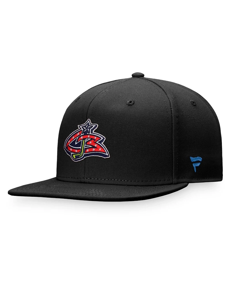 Men's Fanatics Black Columbus Blue Jackets Special Edition Fitted Hat