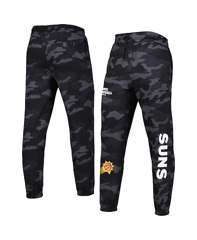 Men's New Era Black, Camo Phoenix Suns Tonal Joggers