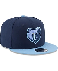 Men's New Era Navy, Light Blue Memphis Grizzlies Two-Tone 9FIFTY Adjustable Hat