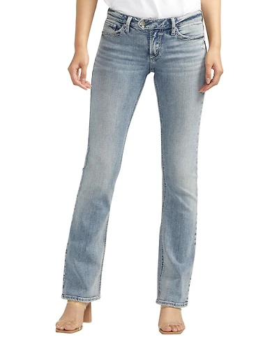 Silver Jeans Co. Women's Tuesday Low Rise Slim Bootcut Jeans