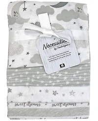 Tendertyme Baby Boys or Girls Sweet Dreams Receiving Blankets, Pack of 4