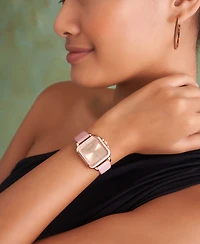 Olivia Burton Women's Grosvenor Mellow Rose Leather Watch 28mm