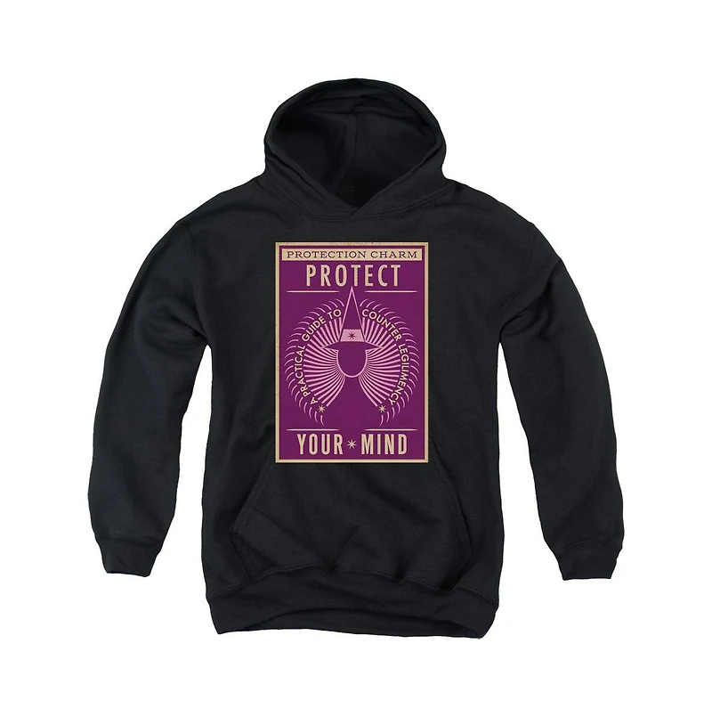 Fantastic Beasts Youth Protect Your Mind Pull Over Hoodie / Hooded Sweatshirt
