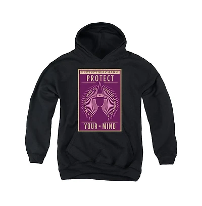 Fantastic Beasts Youth Protect Your Mind Pull Over Hoodie / Hooded Sweatshirt