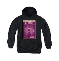 Fantastic Beasts Youth Protect Your Mind Pull Over Hoodie / Hooded Sweatshirt