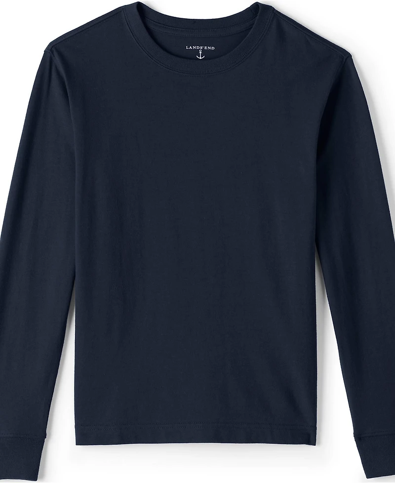 Lands' End Boys Long Sleeve Essential T-shirt