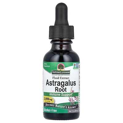 Nature's Answer Astragalus Root Fluid Extract Alcohol-Free 2 000 mg - 1 fl oz (30 ml)