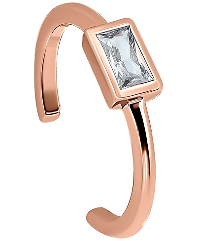 Giani Bernini Cubic Zirconia Baguette Bezel Toe Ring, Created for Macy's