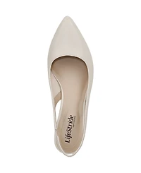 LifeStride Women's Annalise Pointed Toe Slingback Pumps
