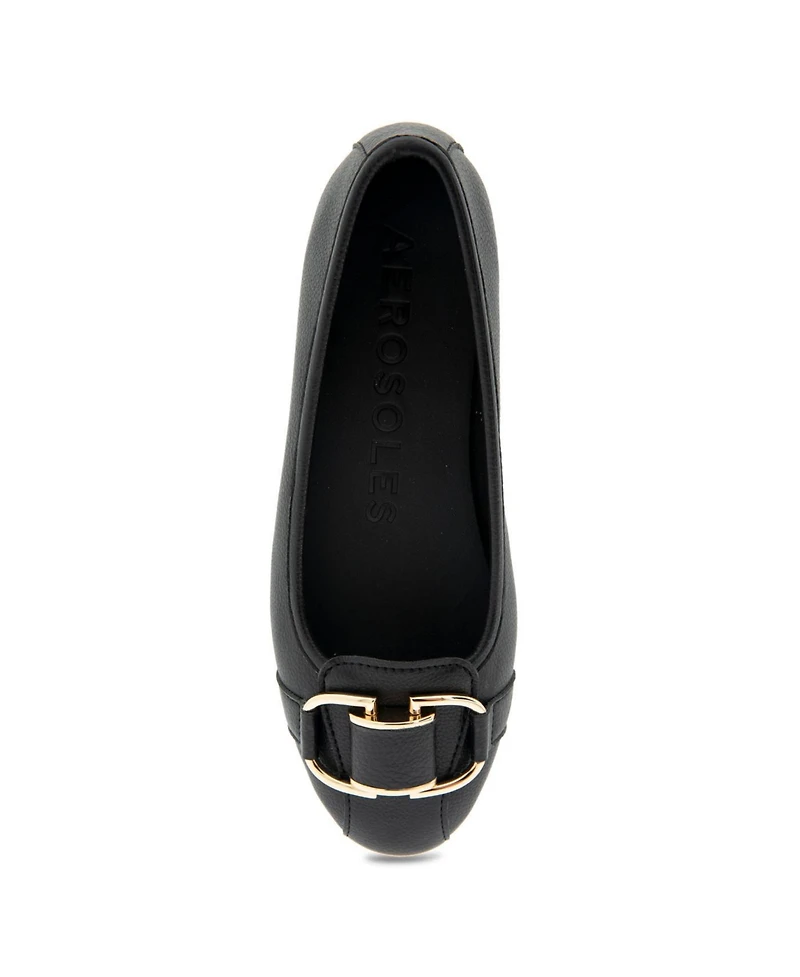 Aerosoles Women's Bentley Buckle Flats