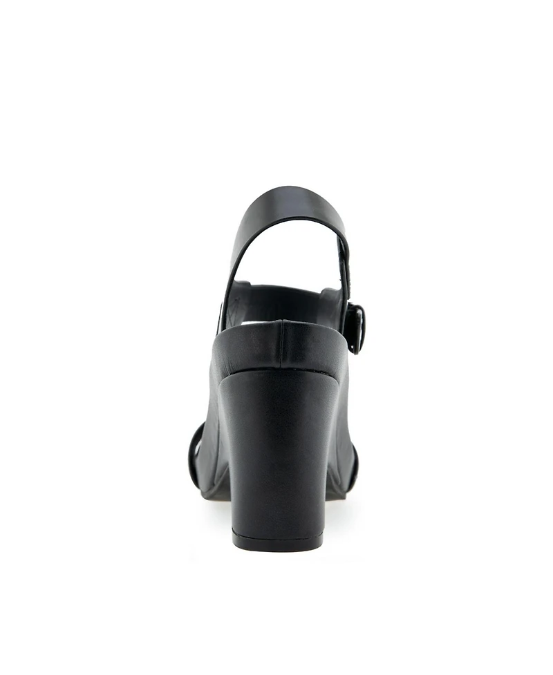 Aerosoles Women's Meyer Open Toe Buckle Strap Wedge Sandals