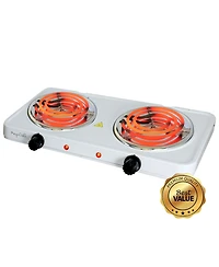 MegaChef 1700 Watts Dual Induction Cooktop