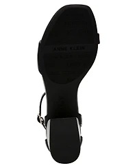 Anne Klein Women's Mia Ankle Strap Block Heel Dress Sandals