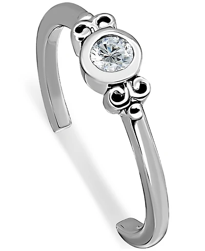 Giani Bernini Cubic Zirconia Bezel Fancy Toe Ring, Created for Macy's
