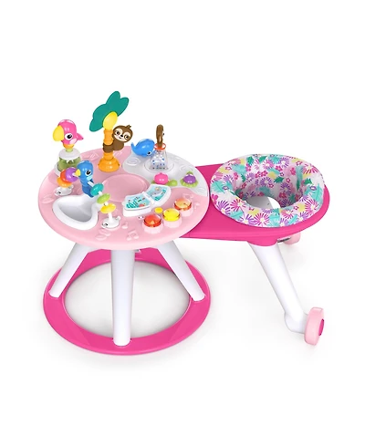Bright Starts Around We Go 2-in-1 Walk-Around Activity Center Table - Tropic Cool