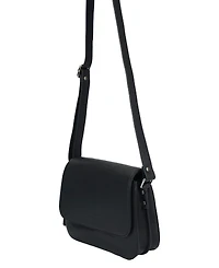 Mancini Pebble Alison Leather Crossbody Handbag