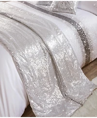 By Caprice Home Hollywood Sequined Quilted Bedspread 90 inch