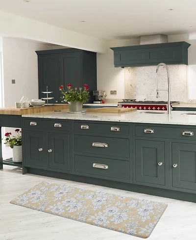 Laura Ashley Iris Wellness Mats, 17.5" X 60"