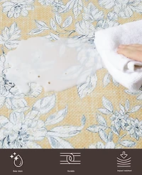 Laura Ashley Iris Wellness Mats, 17.5" X 60"