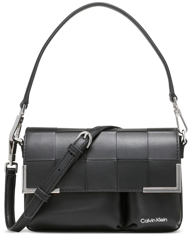 Mica Woven Magnetic Flap Convertible Crossbody