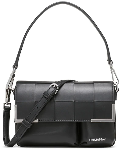 Mica Woven Magnetic Flap Convertible Crossbody