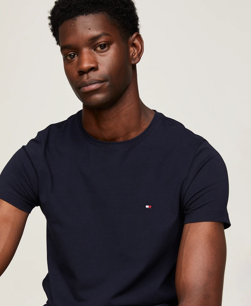 Tommy Hilfiger Men's Stretch Cotton Slim-Fit T-Shirt