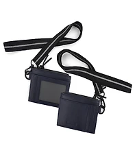 Kenneth Cole Reaction Men's Getaway Card Case Wallet with Removable Lanyard