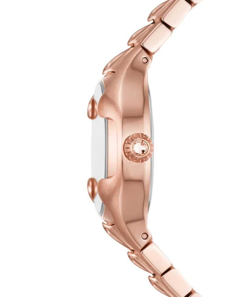 Diesel Women's Vert Three Hand Rose Gold-Tone Stainless Steel Watch 32mm