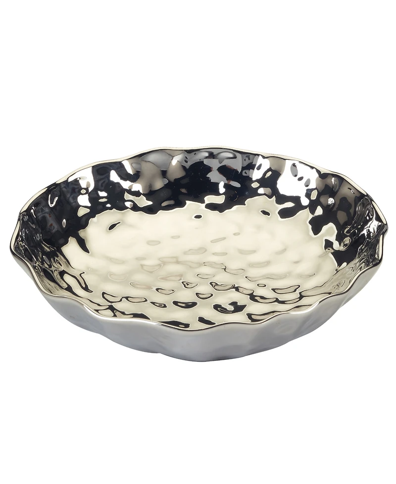 Certified International Silver Coast Serving Bowl