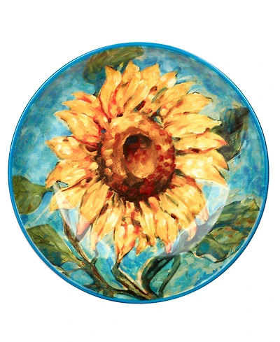 Certified International Golden Sunflowers Serving Bowl