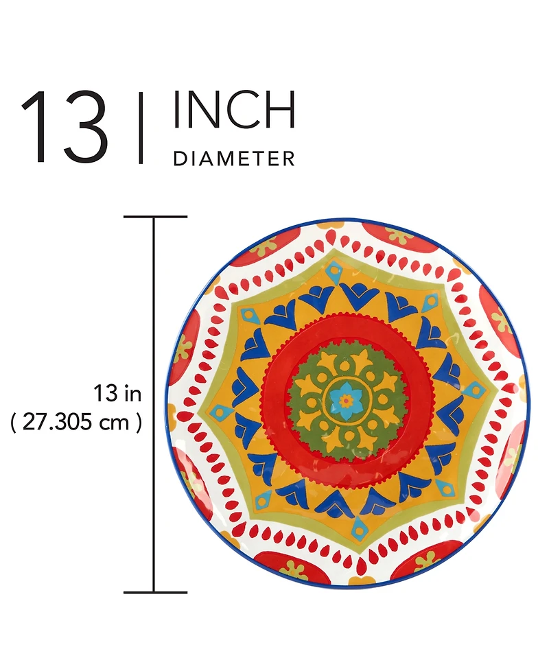Certified International Spice Love Round Platter