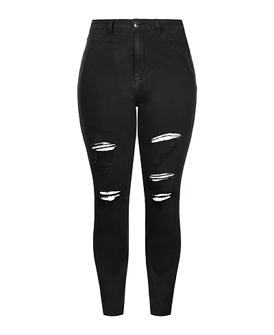Plus Harley Rock N Roll Skinny Jean