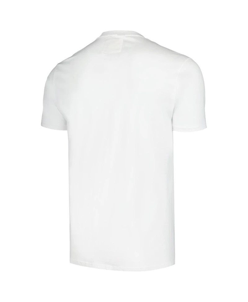 Men's American Needle White Distressed Fender Brass Tacks T-shirt