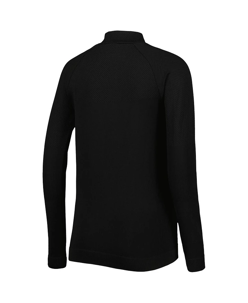 Women's LevelWear Black Boston Red Sox Energy Quarter-Zip Jacket