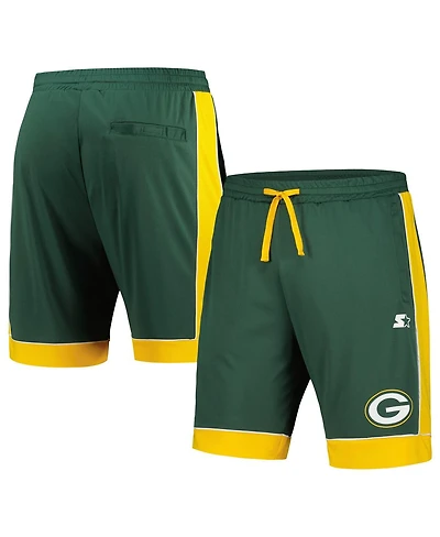 Men's Starter Green, Gold Green Bay Packers Fan Favorite Fashion Shorts