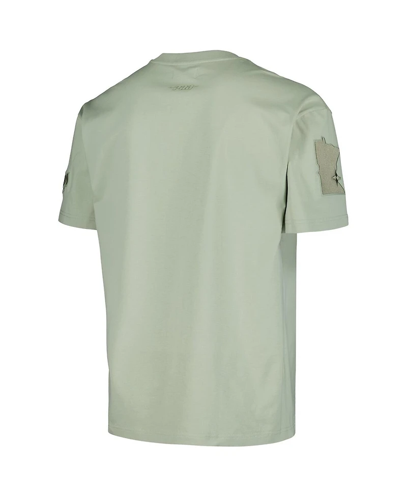 Men's Pro Standard Mint Minnesota Twins Neutral Cj Dropped Shoulders T-shirt