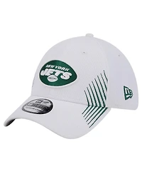 Men's New Era White York Jets Active 39THIRTY Flex Hat